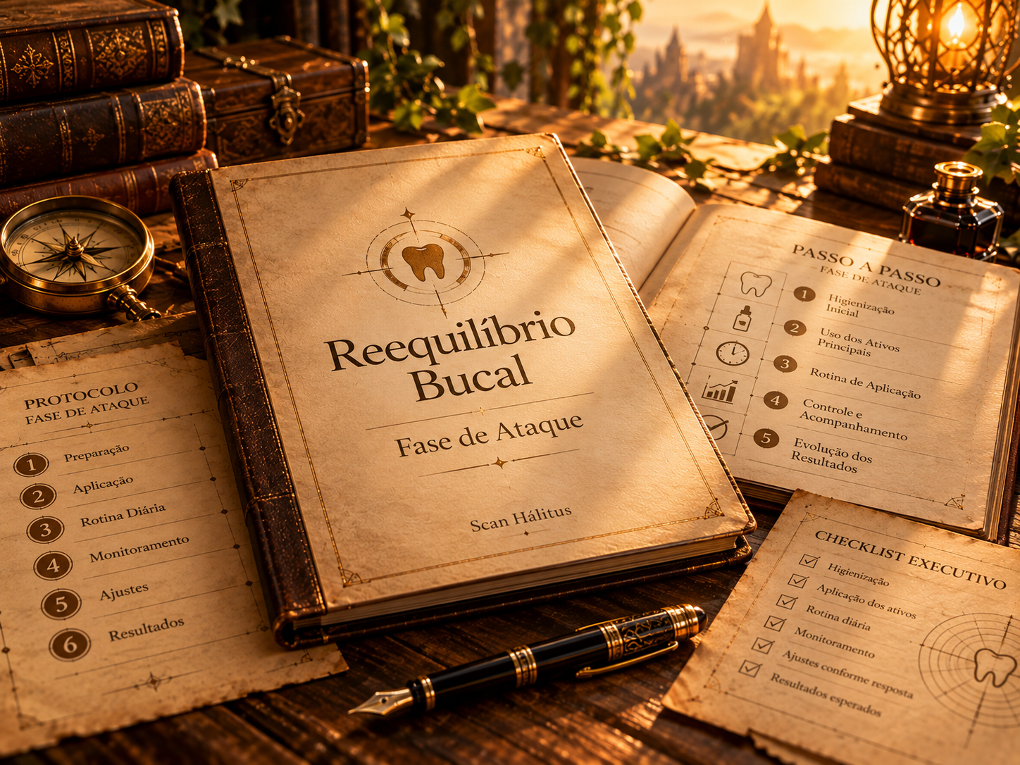 Mockup da rotina de Reequilíbrio Bucal