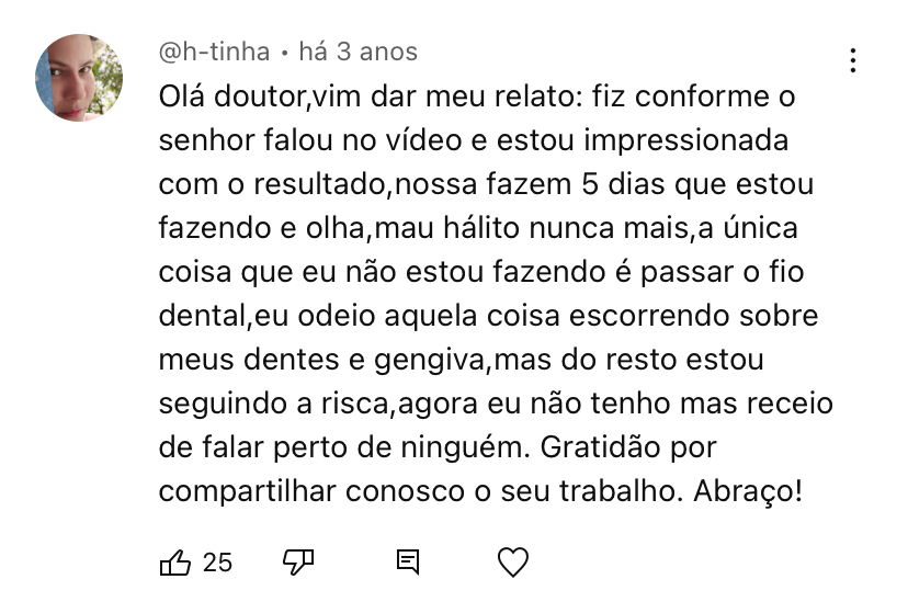 Depoimento: 5 dias aplicando e sem receio de falar de perto.
